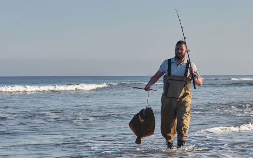 Vejers Strand Camping Natur Strand Fiskeri Pigvarfisker