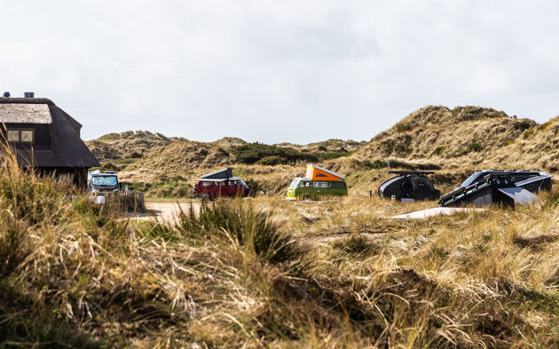 Vejers Strand Camping Pladsen Stemning Campers