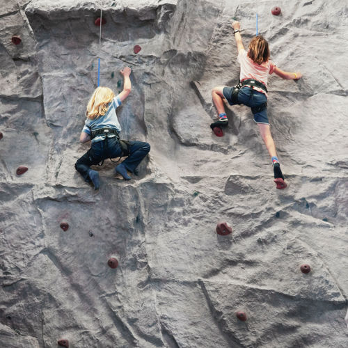Vejers Strand Camping Hvidbjerg Strand Play City Legeland Klatrevæg Væg