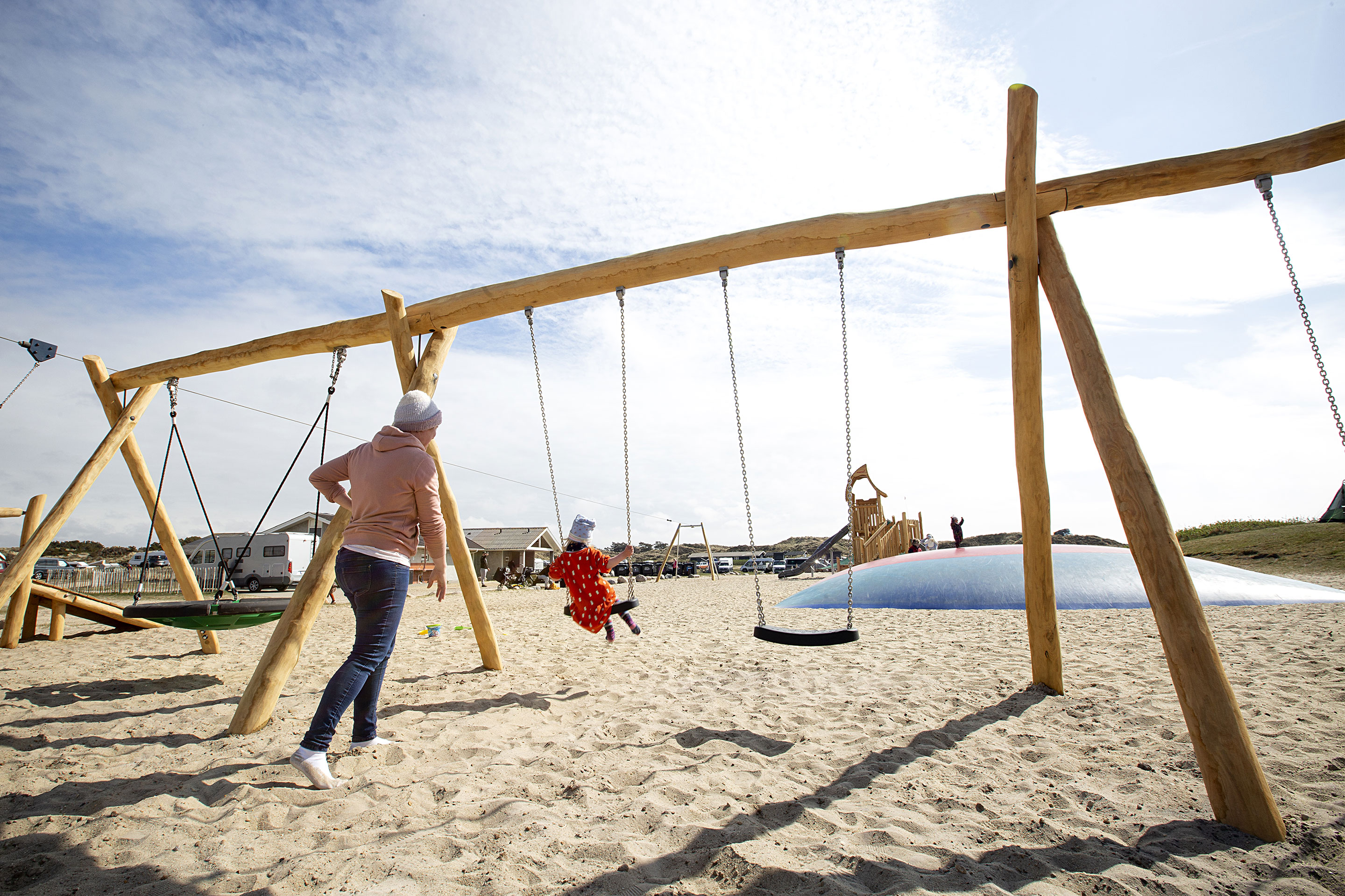 Spielpltze auf Vejers Strand Camping