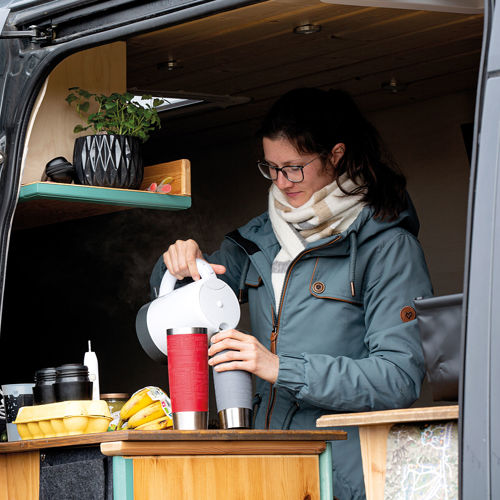 Vejers Strand Camping Vallife Camper Køkken