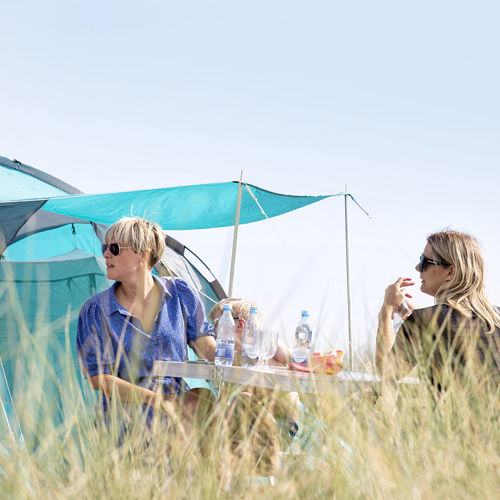 Vejers Strand Camping Pladsen Telt Morgenmad